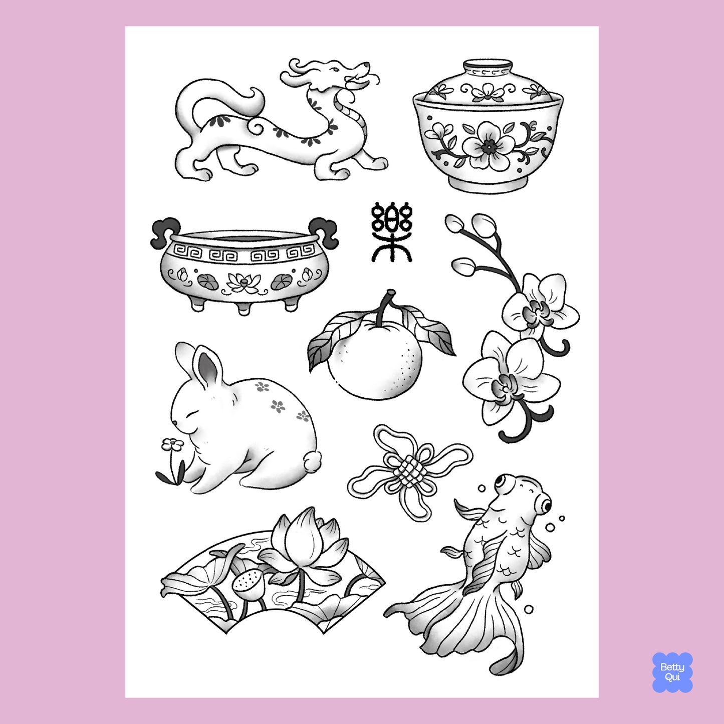 Joy Temporary Tattoos