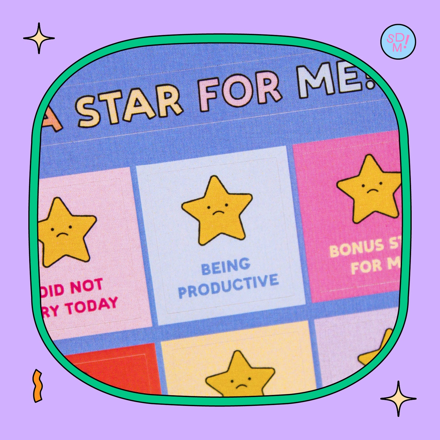 A Star For Me! Sticker Sheet