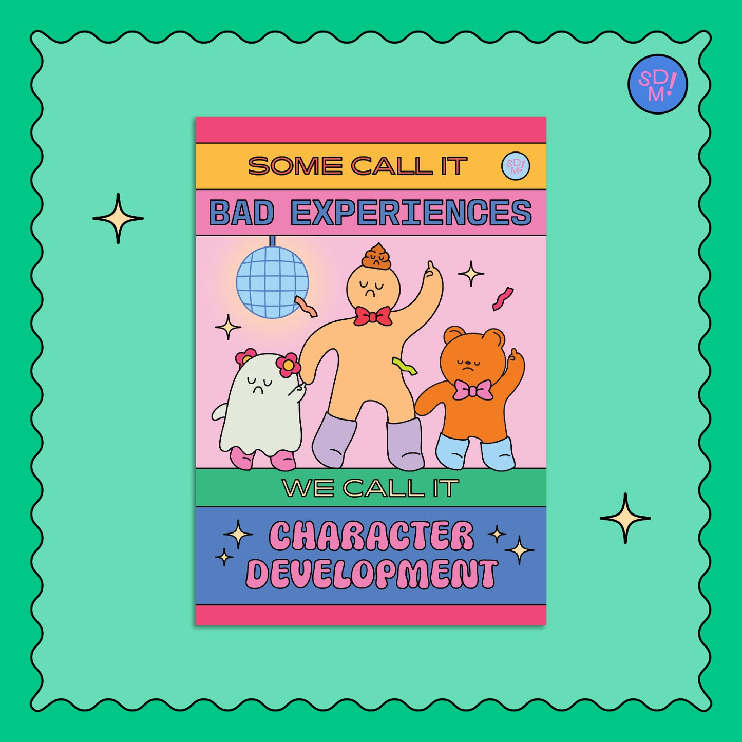 Character Development Post Card