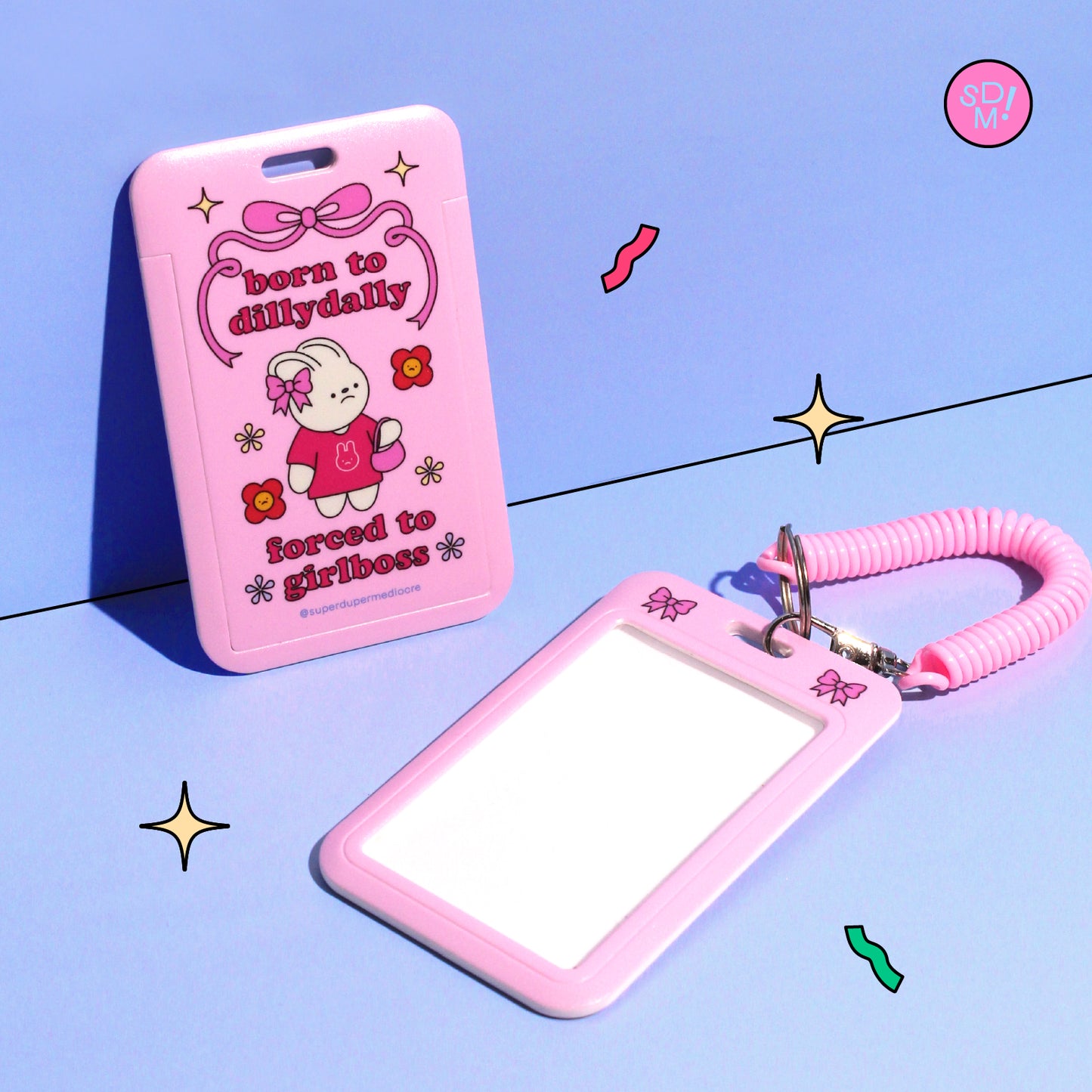 Born To Dillydally Card Holder