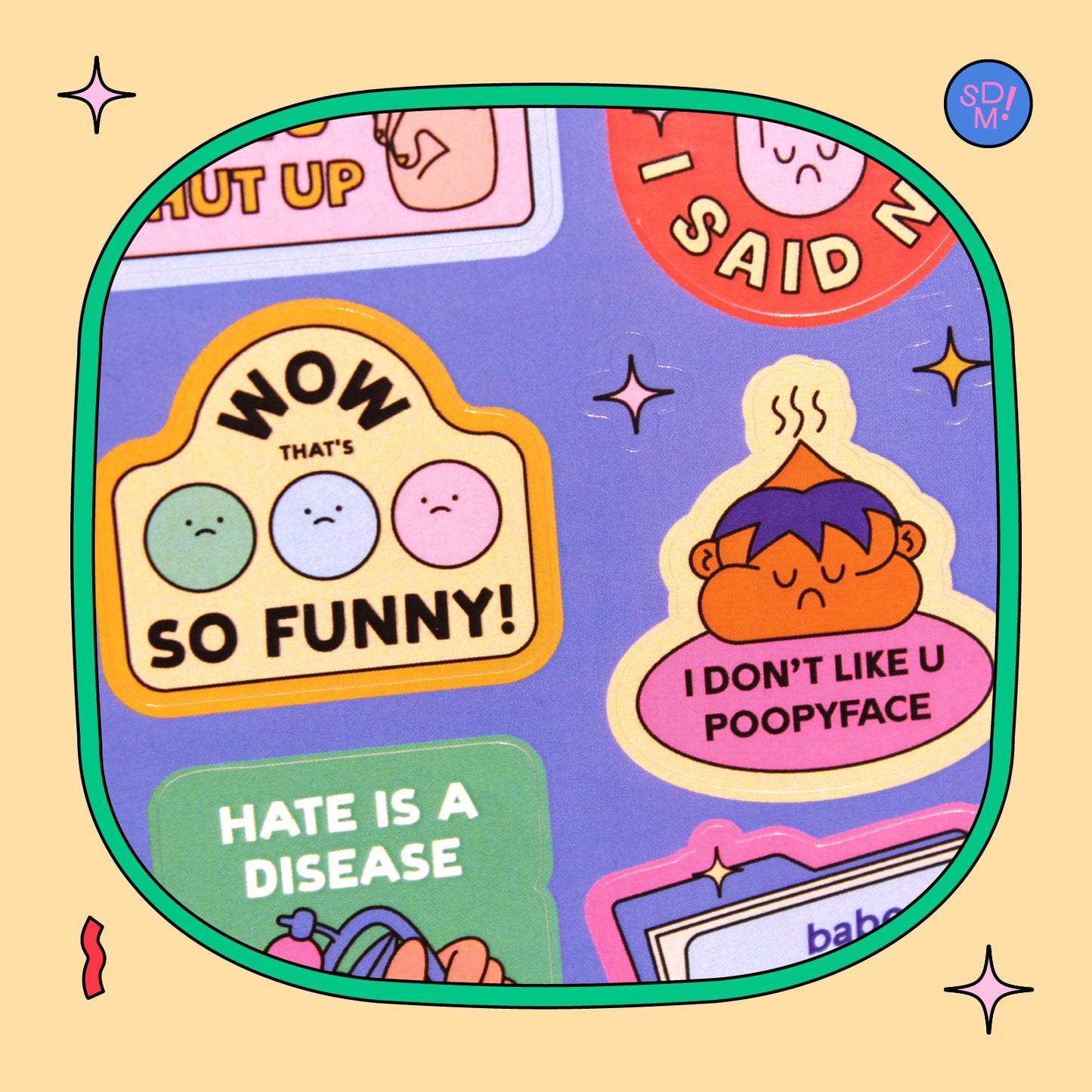 For The Haters Sticker Sheet