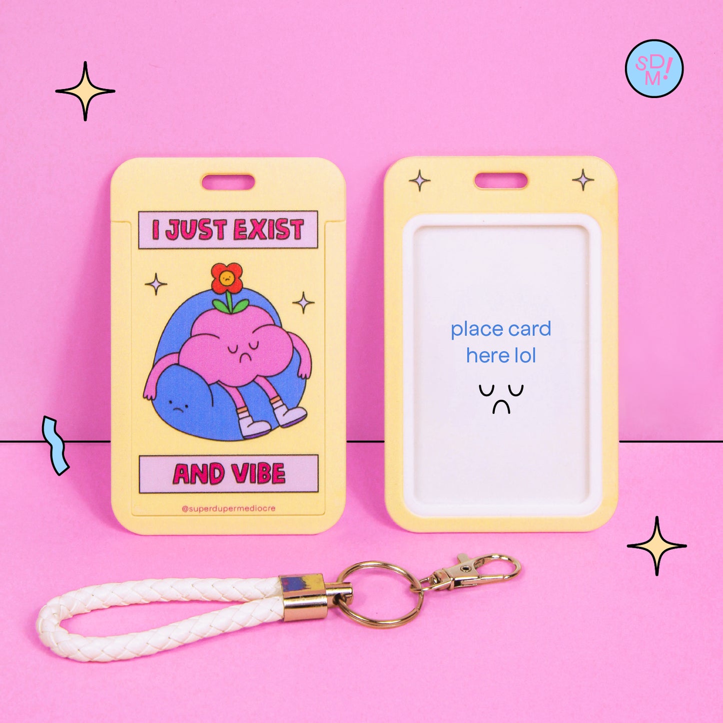 I Just Exist And Vibe Card Holder