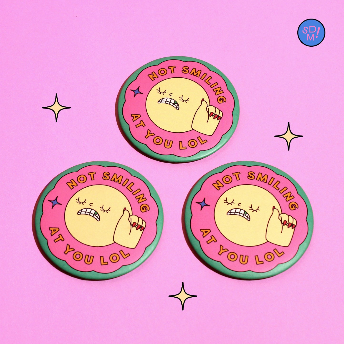 Not Smiling At You Mirror