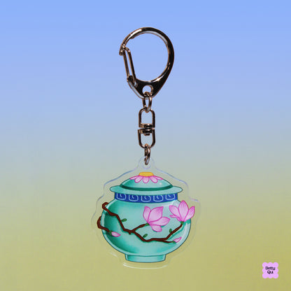 Magnolia Bowl Keychain