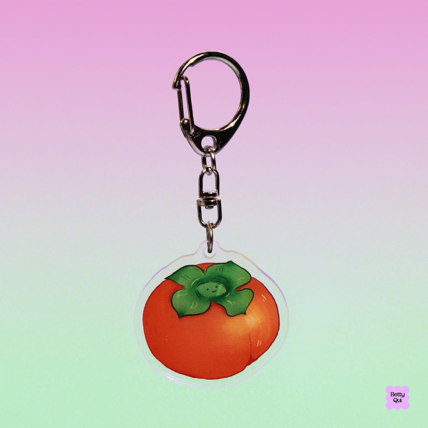 Persimmon Keychain