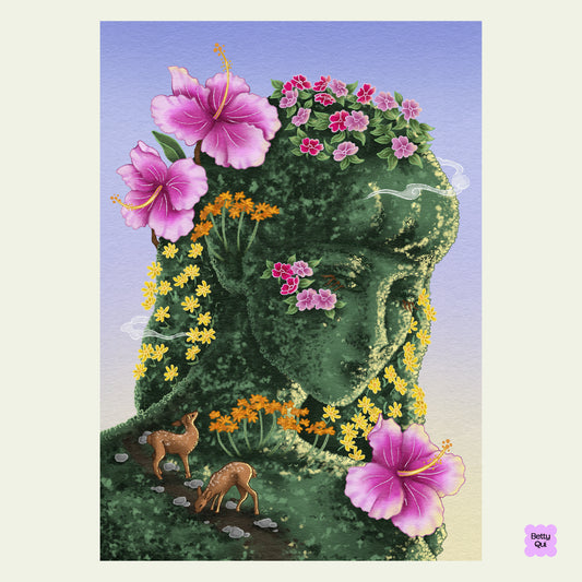 Spring Garden A6 Print