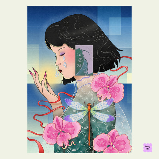 Stillness In The Spiral A6 Print