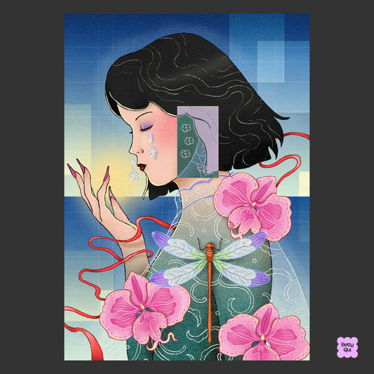 Stillness In The Spiral A4 Print