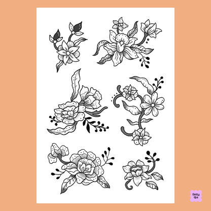 Batik Temporary Tattoos