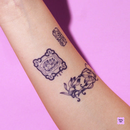 Blueware Temporary Tattoos