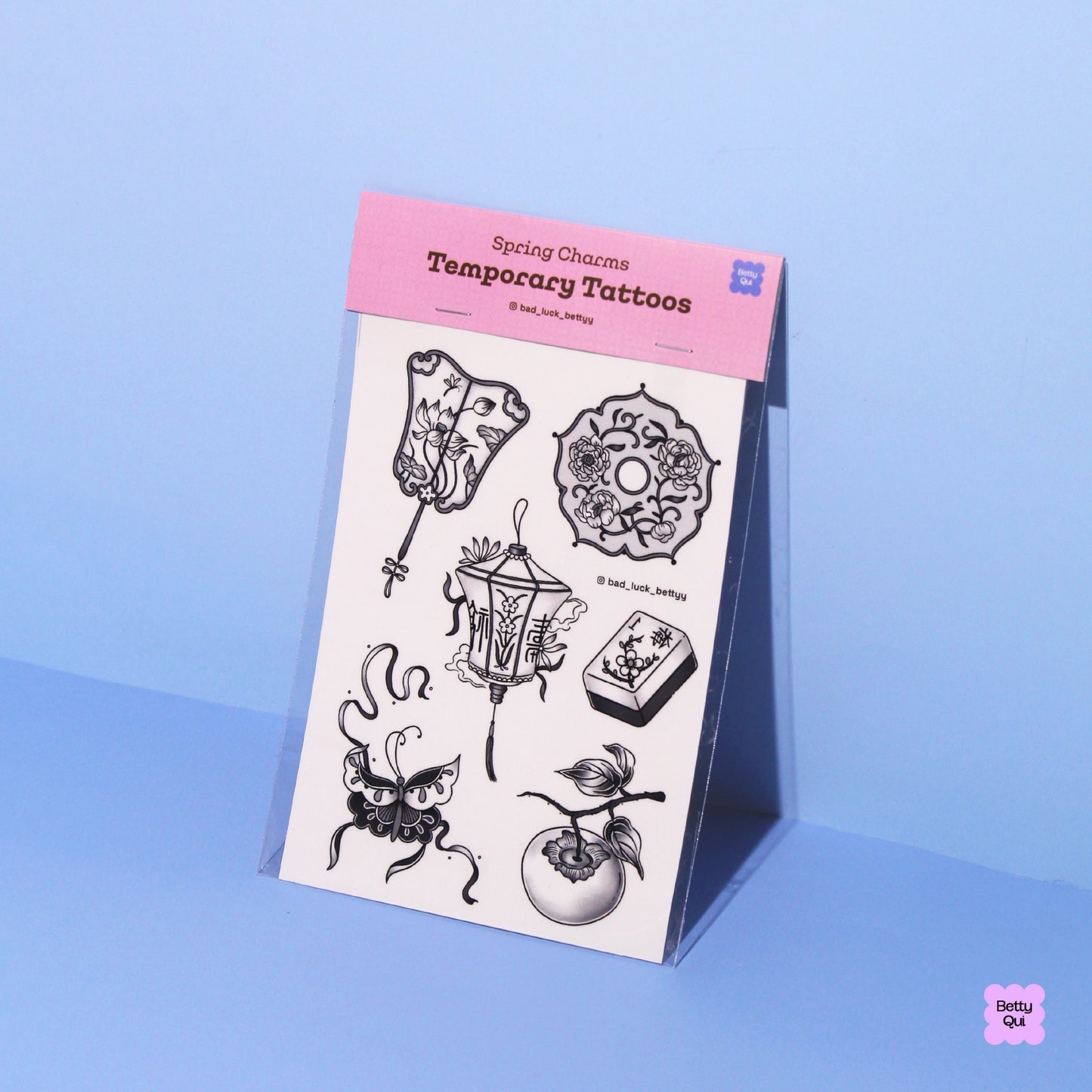 Spring Charms Temporary Tattoos