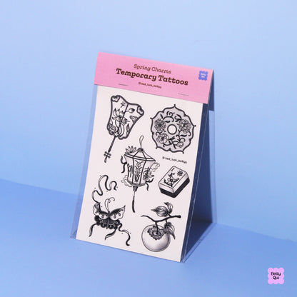 Spring Charms Temporary Tattoos