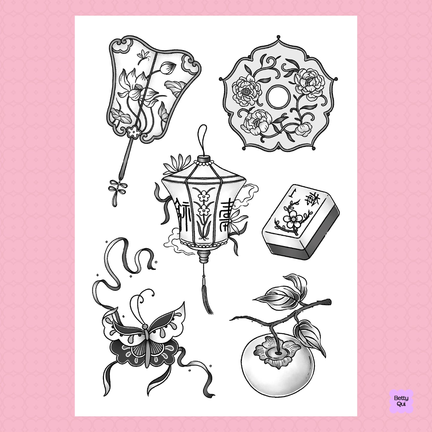 Spring Charms Temporary Tattoos