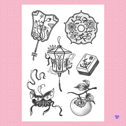 Spring Charms Temporary Tattoos