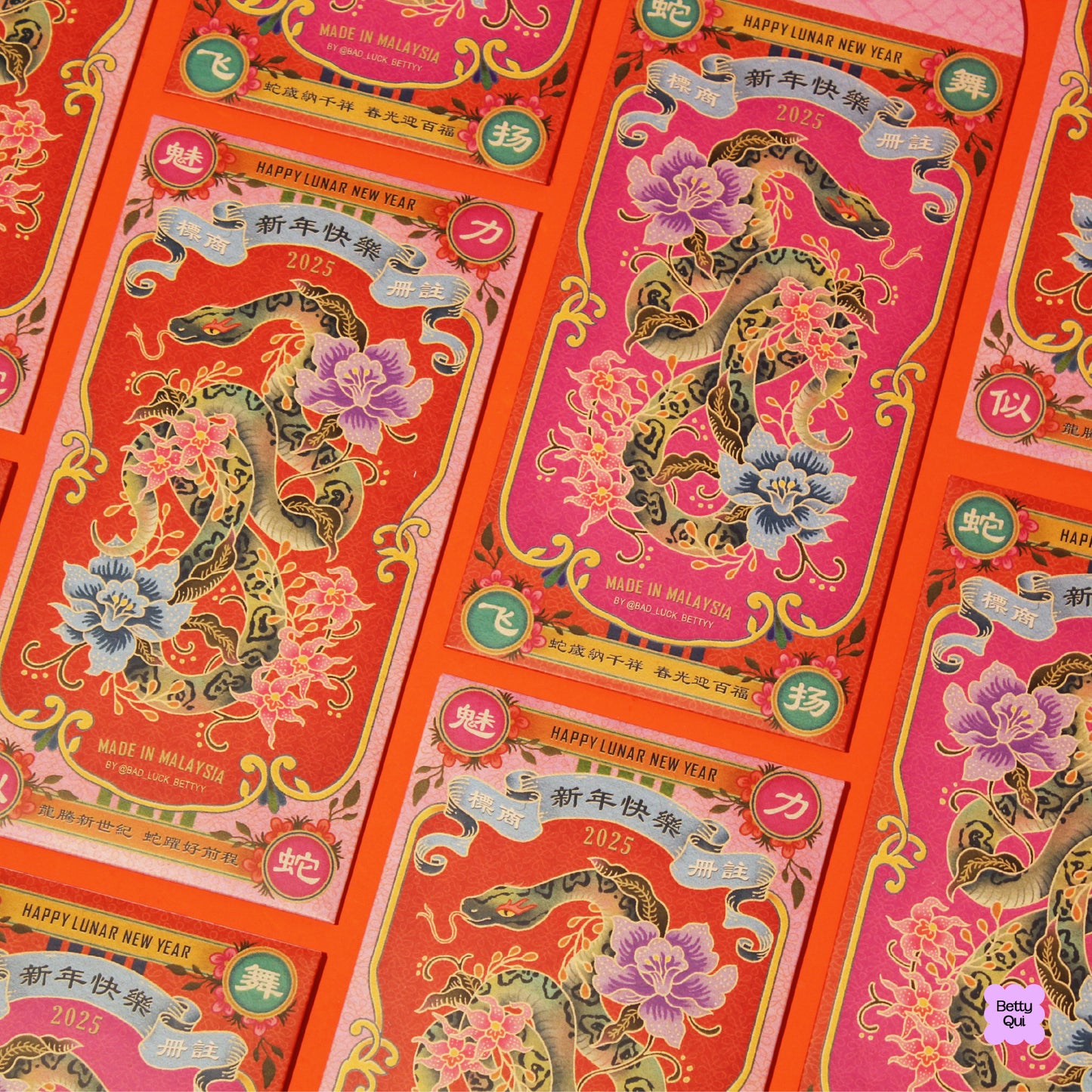 Year of The Snake 2025 Red Envelopes