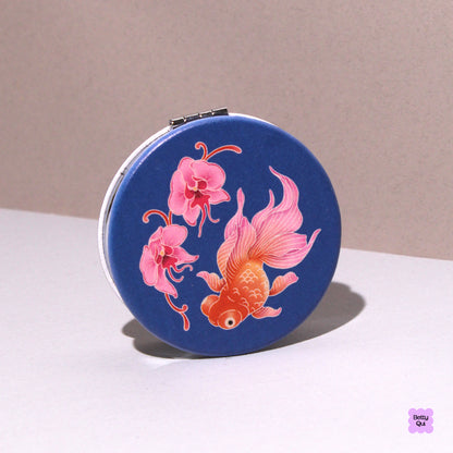 Orchids By The Water Compact Mirror