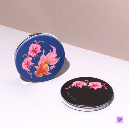 Orchids By The Water Compact Mirror