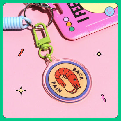 Back Pain Keychain