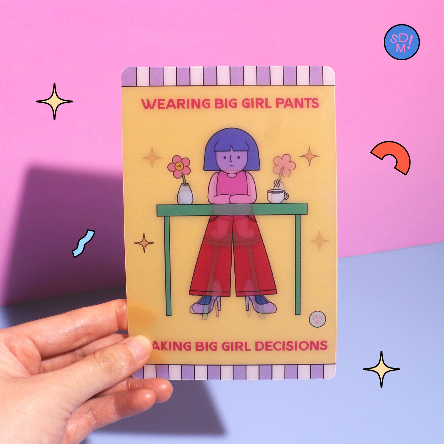 Big Girl Pants Lenticular Print