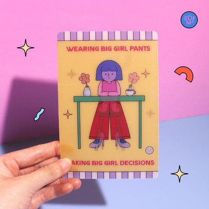 Big Girl Pants Lenticular Print