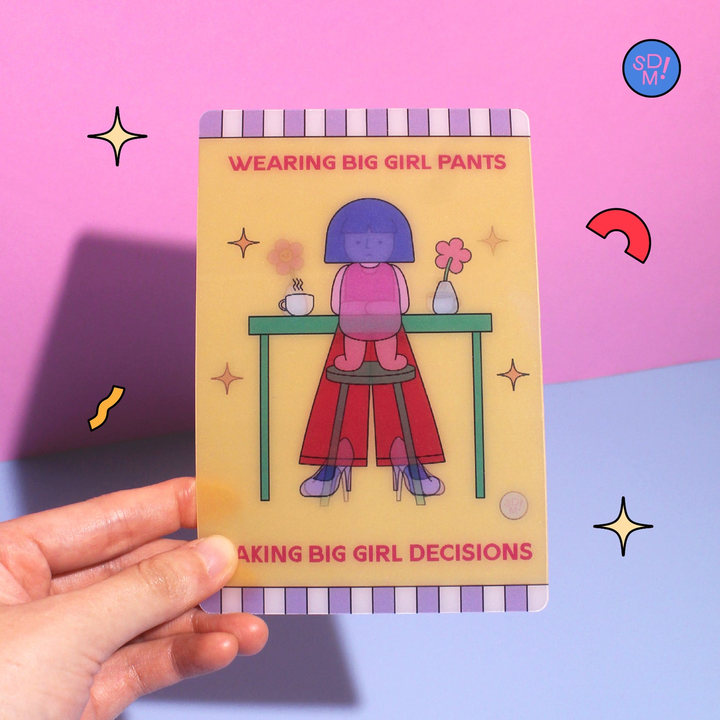 Big Girl Pants Lenticular Print