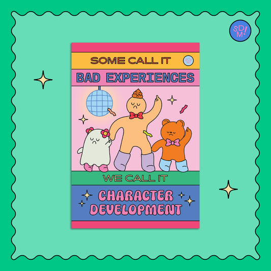 Character Development Post Card