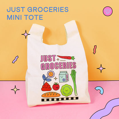 Just Groceries Mini Tote