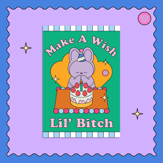 Make A Wish Post Card