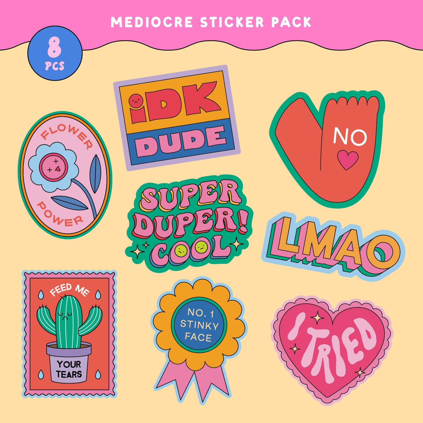 Mediocre Sticker Pack