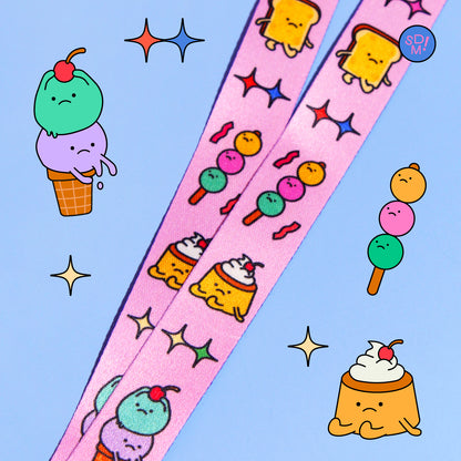 Sad Desserts Lanyard