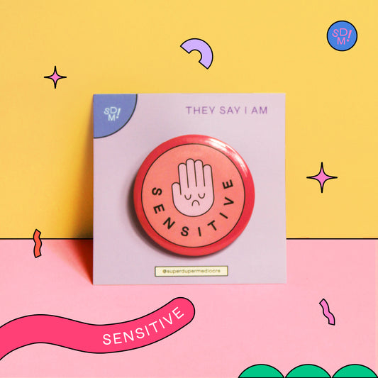 Sensitive Button Badge