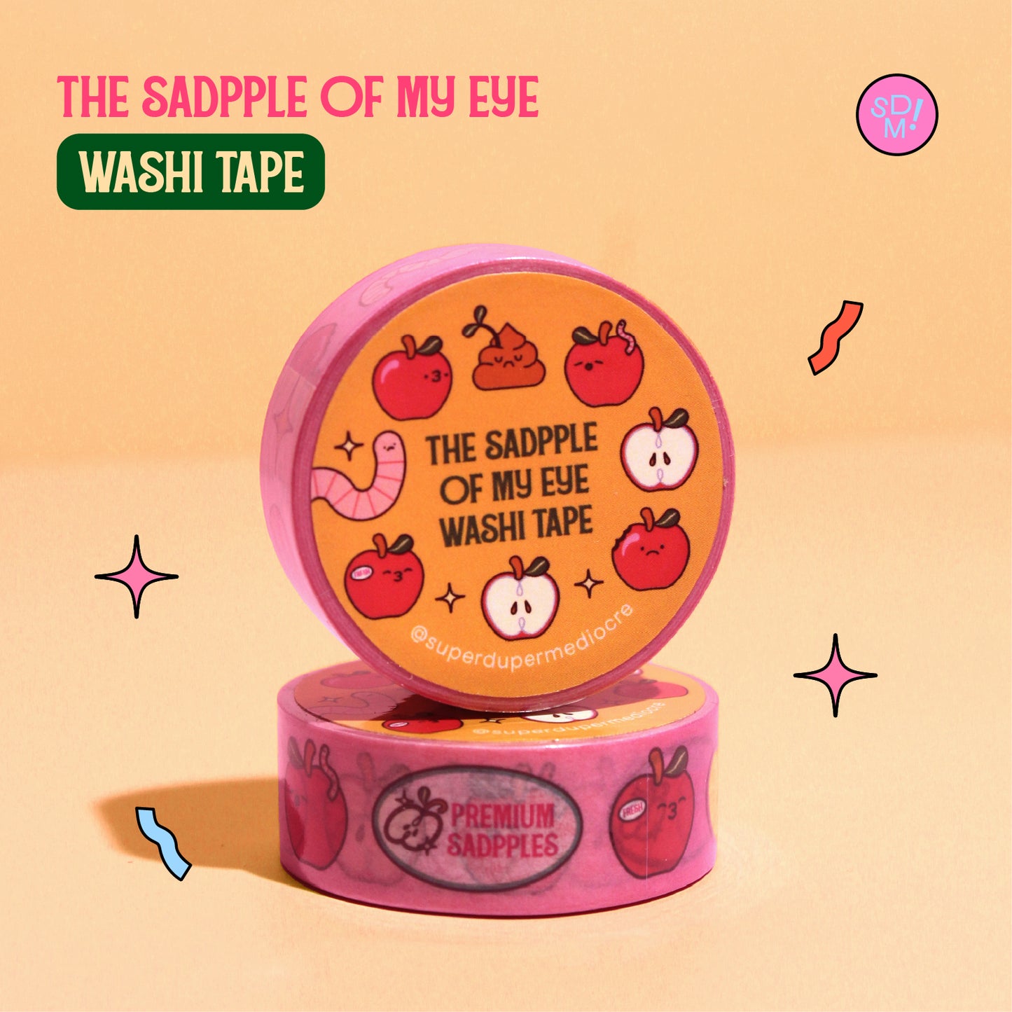 The Sadpple of My Eye Washi Tape
