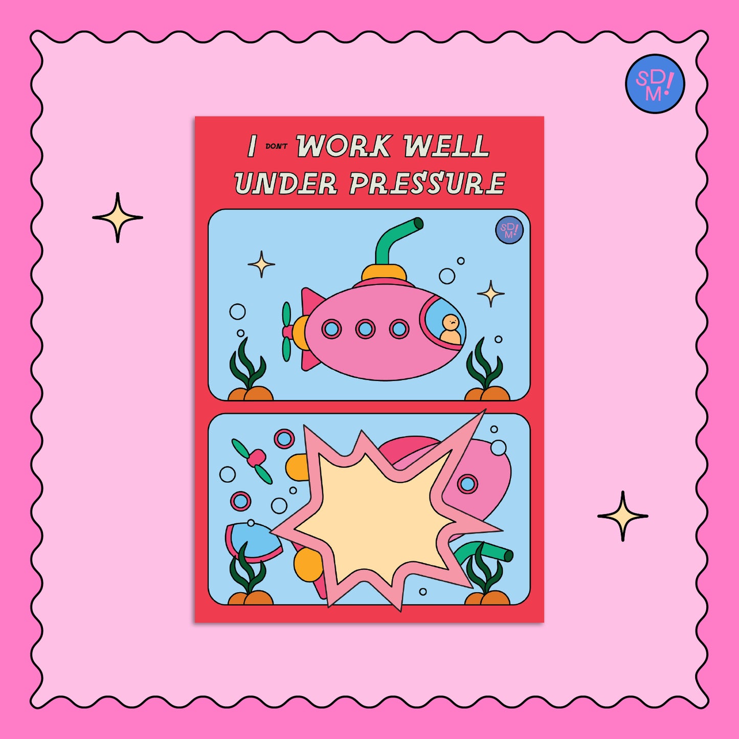 Under Pressure Post Card